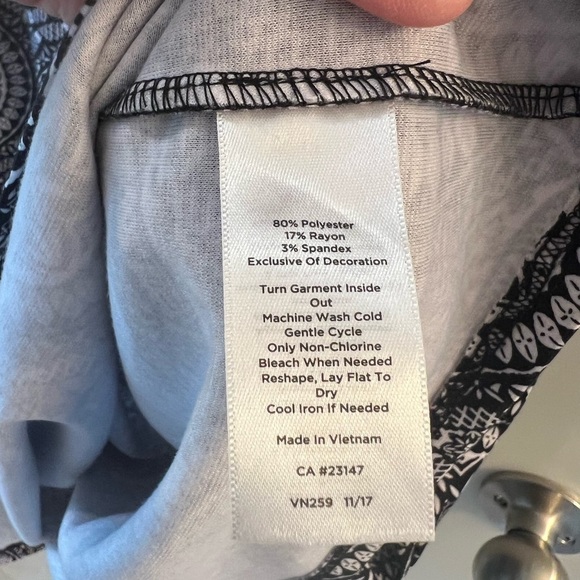 Talbots “Tribal Paisley” Medallion Print dress size 1X - Picture 5 of 8